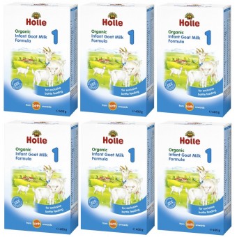 Holle - 有機嬰兒山羊奶粉配方 # 1 (400g) - 6盒