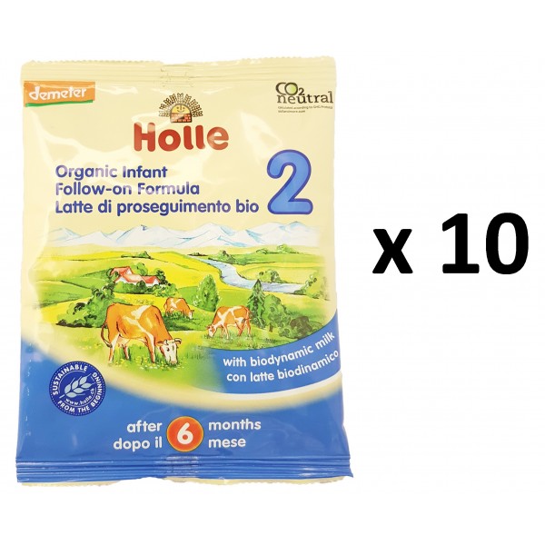 Holle - 有機 2 號幼童奶粉配方 (試食裝) 25g x 10包 - Holle - BabyOnline HK