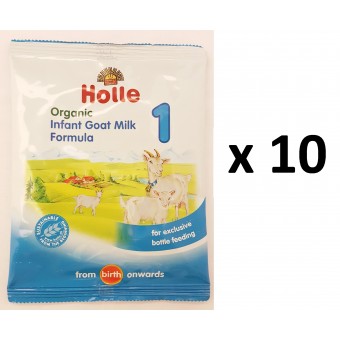 Holle - Organic Infant Goat Milk # 1 (Trial Pack) 20g x 10