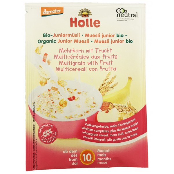 Organic Junior Muesli - Multigrain with Fruit (Trial Pack) 25g - Holle - BabyOnline HK