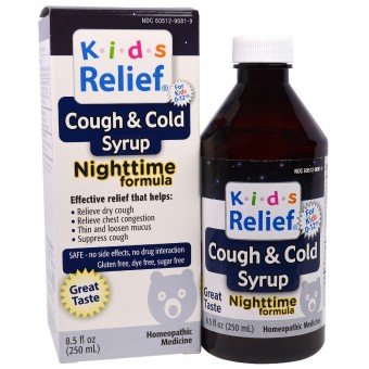 Kids Relief - 小童感冒咳水 (夜咳) 250ml