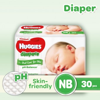 Huggies - Diamond 親膚嬰兒紙尿片 - 初生 1 號 (30片)
