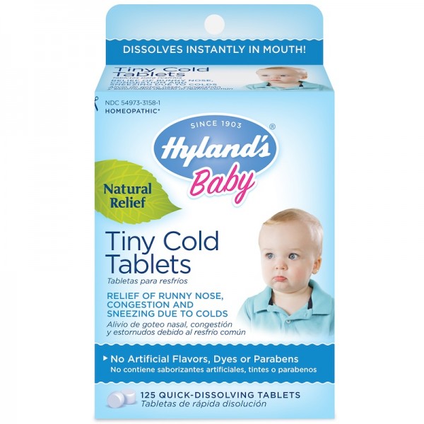 Tiny Cold Tablets - 125 tablets - Hyland's - BabyOnline HK