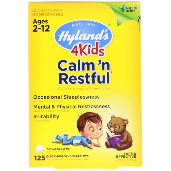 Calm 'n Restful (125 tablets) - Hyland's - BabyOnline HK