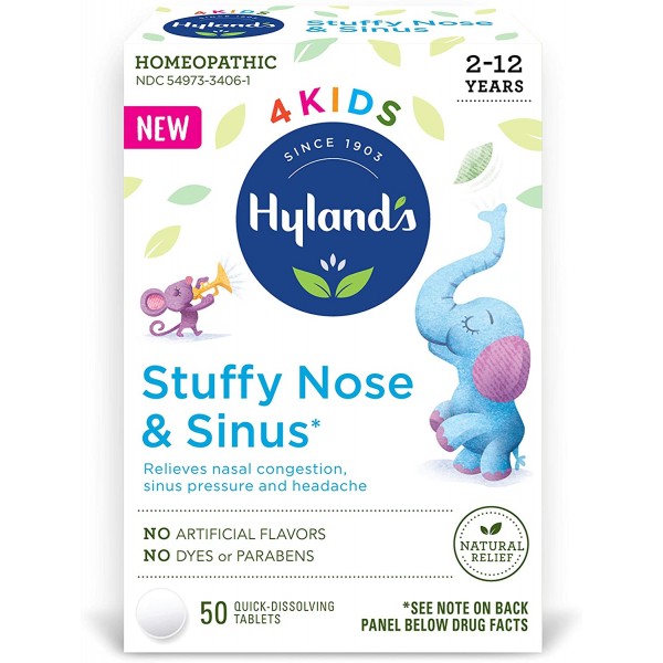 Stuffy Nose & Sinus 4 Kids (125 tablets) - Hyland's - BabyOnline HK