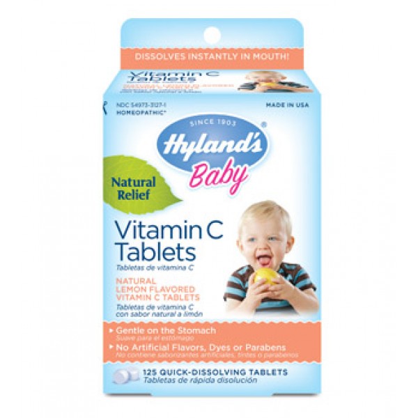 Baby Vitamin C (125 Tablets) [最佳期 30/11/2017] - Hyland's - BabyOnline HK