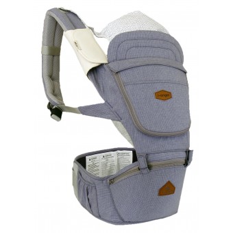 Light - HipSeat Baby Carrier - Check Navy