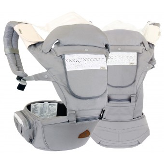 Miracle - HipSeat Baby Carrier - Ash Grey