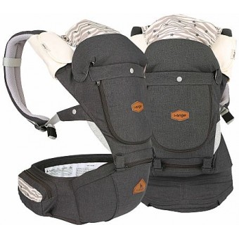 Miracle - HipSeat Baby Carrier - Melange Charcoal