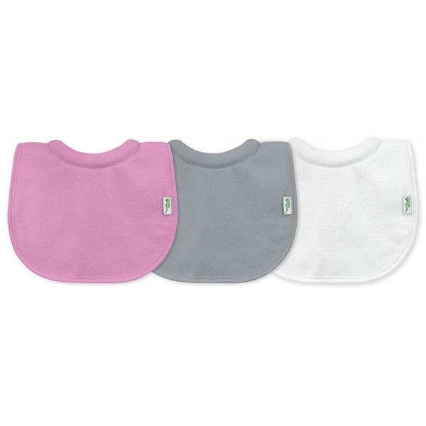 嬰兒口水肩 (3 件) - 粉红、灰、白 - iPlay - BabyOnline HK