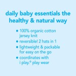 有機棉防曬帽 - 藍色 (9-18 個月) - iPlay - BabyOnline HK