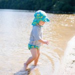 Flap Sun Protection Hat - Aqua Jungle - iPlay - BabyOnline HK