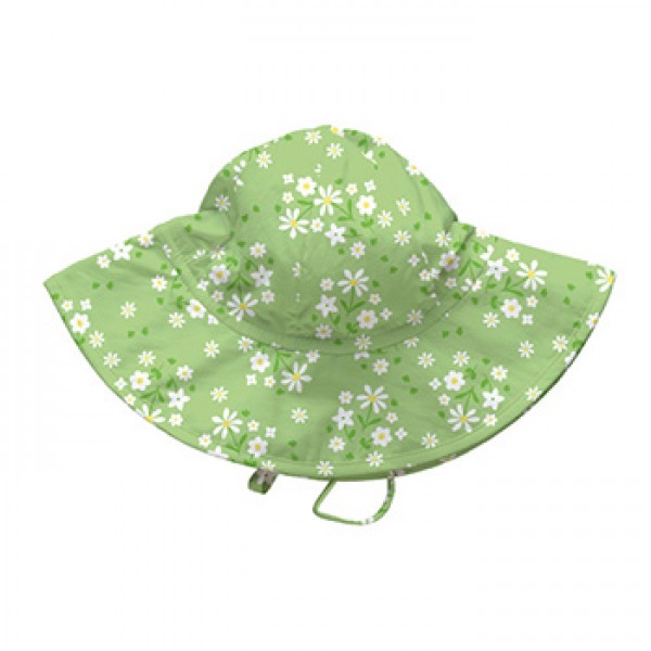 Brim Sun Protection Hat UPF50+ - Lime Daisy (0-6 months) - iPlay - BabyOnline HK