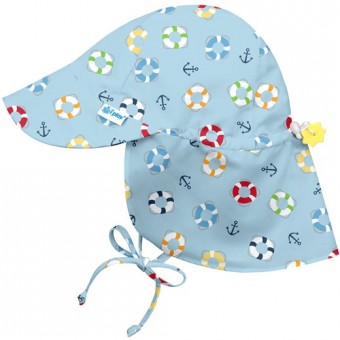 Flap Sun Protection Hat - Light Blue Lifesaver