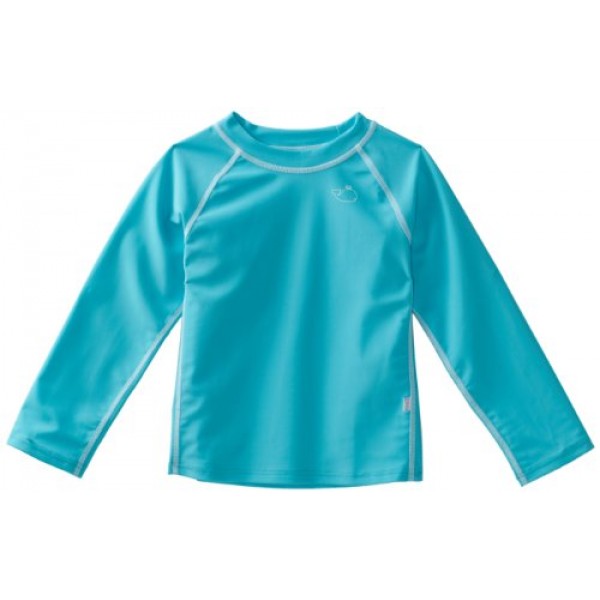 UV Rashguard Shirt - Long Sleeve - Aqua - iPlay - BabyOnline HK