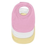 Stay-dry Milk-catcher Bib (3 pack) - Pink - iPlay - BabyOnline HK