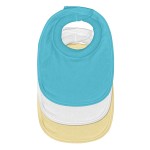 Stay-dry Milk-catcher Bib (3 pack) - Aqua - iPlay - BabyOnline HK