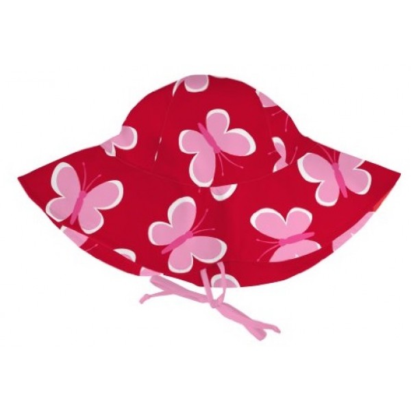 Brim Sun Protection Hat - Red Butterfly - iPlay - BabyOnline HK