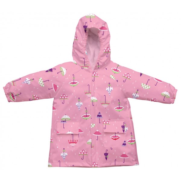 Lightweight Raincoat - Pink Umbrella - iPlay - BabyOnline HK