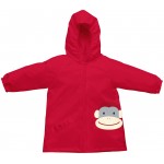 On Safari Lightweight Pocket Raincoat - Red Monkey - iPlay - BabyOnline HK