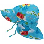 Flap Sun Protection Hat - Light Blue Hawaii (2-4Y) - iPlay - BabyOnline HK