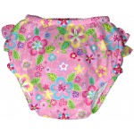 Ultimate Swim Diaper - Pink Flower Field - Size XL (24m) - iPlay - BabyOnline HK