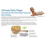 Ultimate Swim Diaper - Hot Pink Geo Aster - Size L (18m) - iPlay - BabyOnline HK
