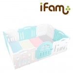 iFam Plus 韓國遊戲圍欄 (綠白搭) - iFam - BabyOnline HK