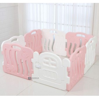 iFam Shell Baby Room 133 x 133 (Pink/White)