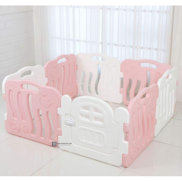 iFam Shell Baby Room 133 x 133 (Pink/White) - iFam - BabyOnline HK
