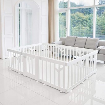 iFam Birch Baby Room - 10 pcs (White) + Playmat 