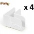iFam Corner Safety Holder - White (Pack of 4)