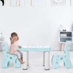 iFam Table & Chair Set (Grey) - iFam - BabyOnline HK