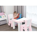 iFam Table & Chair Set (Pink) - iFam - BabyOnline HK