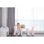 iFam Table & Chair Set (Pink) - iFam - BabyOnline HK