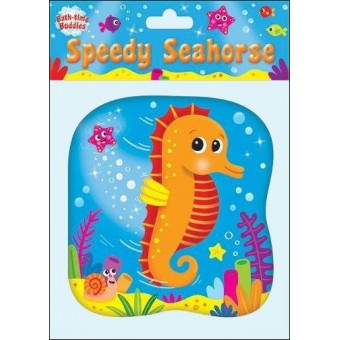 Shaped Bath Book - Speedy Seahorse