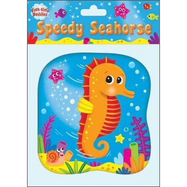 Shaped Bath Book - Speedy Seahorse - Igloo Books - BabyOnline HK