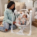 ConvertMe Swing-2-Seat - 5 Swing Modes with Vibrations & Music - Wynn - Ingenuity - BabyOnline HK