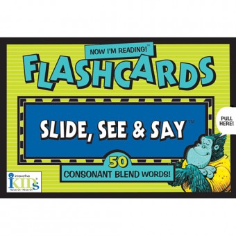 Slide, See & Say Flashcards - 50 Consonant Blend Words!