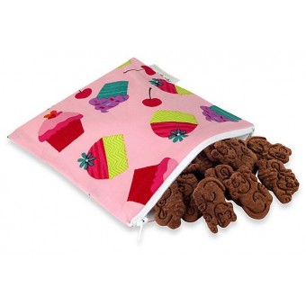 Snack Happens Reusable Snack Bag - Cupcake Couture