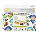 Snack Happens Mini Reusable Snack Bag - Funky Monkey Remix - Itzy Ritzy - BabyOnline HK
