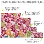 Snack Happens Reusable Snack Bag - Fresh Blossom - Itzy Ritzy - BabyOnline HK