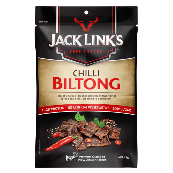 Jack Link's - 低糖高蛋白質草飼牛紐西蘭傳統古法辣椒牛肉乾 45g - Jack Link's - BabyOnline HK