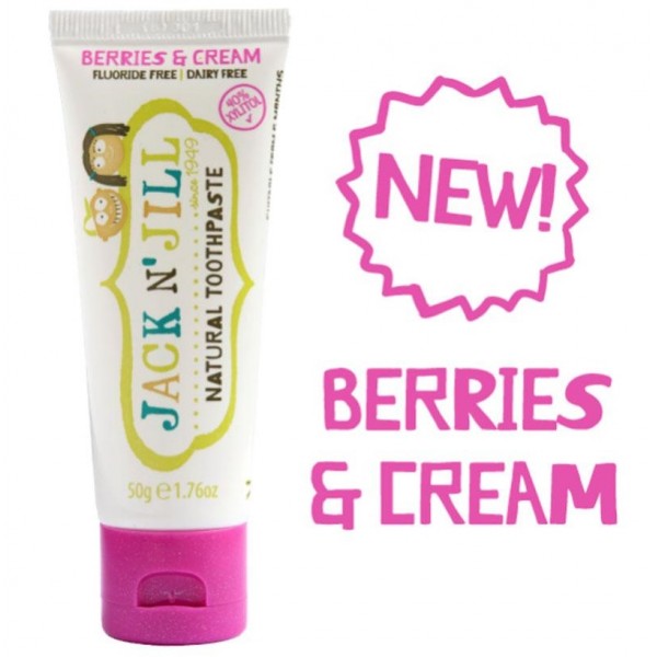 Natural Toothpaste - Berries & Cream Flavour - Jack N' Jill - BabyOnline HK