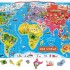 Magnetic World Map Puzzle (English version) - 92 Magnetic Pieces