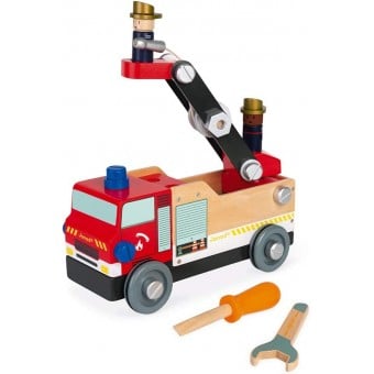 Brico'Kids - Wooden DIY Fire Truck