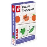 Triocolor 30-Piece Puzzle - Matching Game - Janod - BabyOnline HK