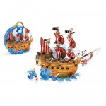 Giant Floor Puzzle - Pirate Ship (39 pieces) - Janod - BabyOnline HK