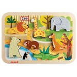 Wooden Chunky Puzzle - Zoo - Janod - BabyOnline HK