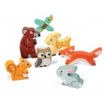 Wooden Chunky Puzzle - Forest - Janod - BabyOnline HK